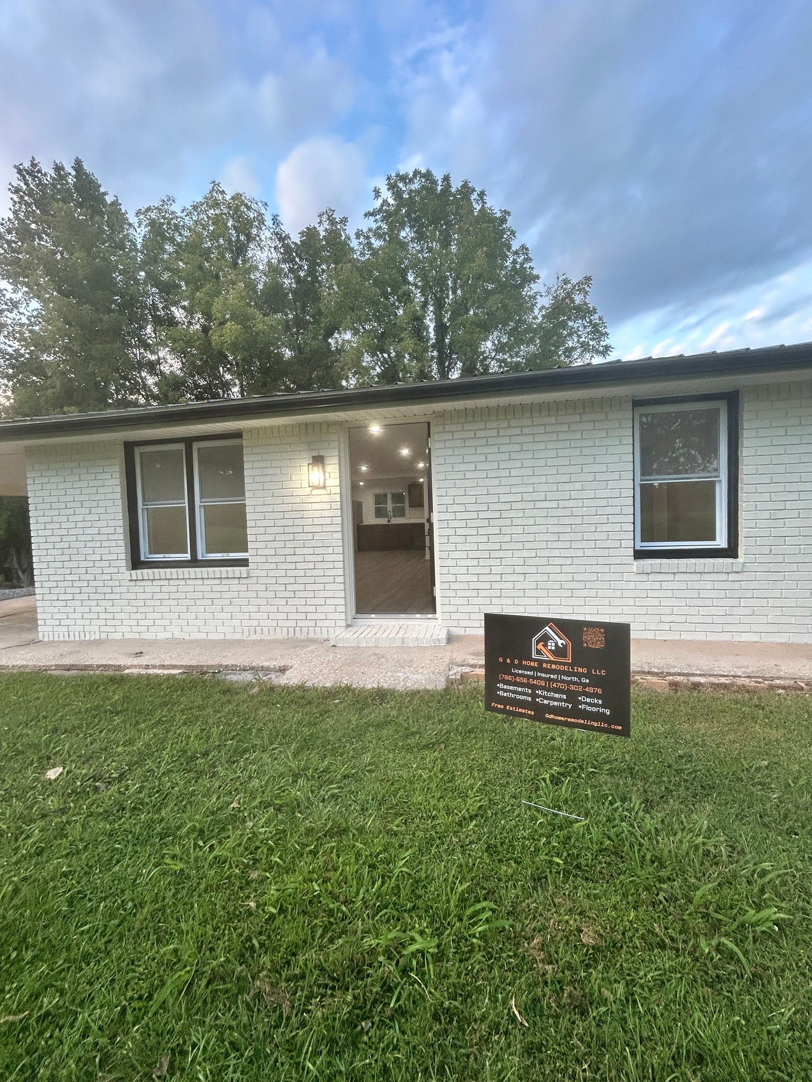 Interior painting and trim work