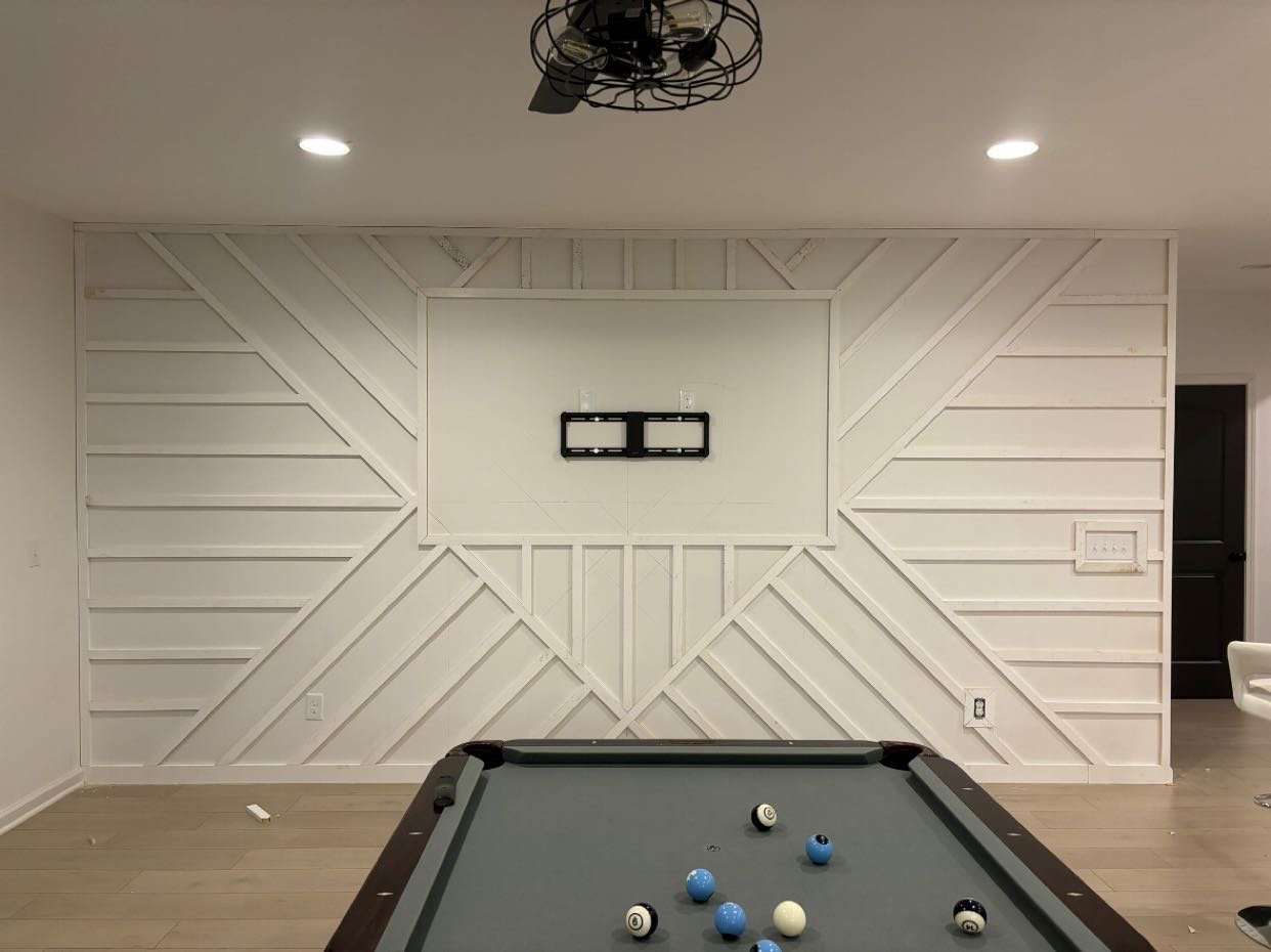 Completed remodeling project